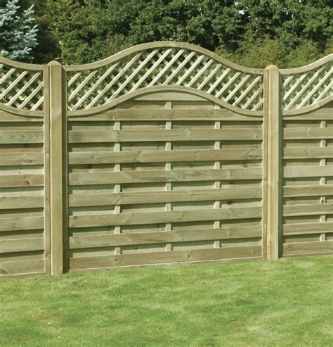 cheap omega fence panels|lattice topped fence panels.